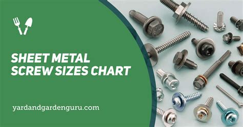 metric sheet metal screw part number specification|metal screw size chart pdf.